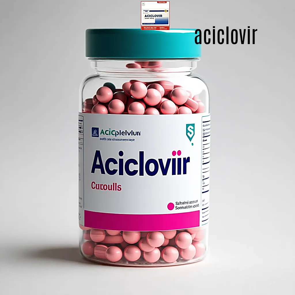 Aciclovir lo venden con receta